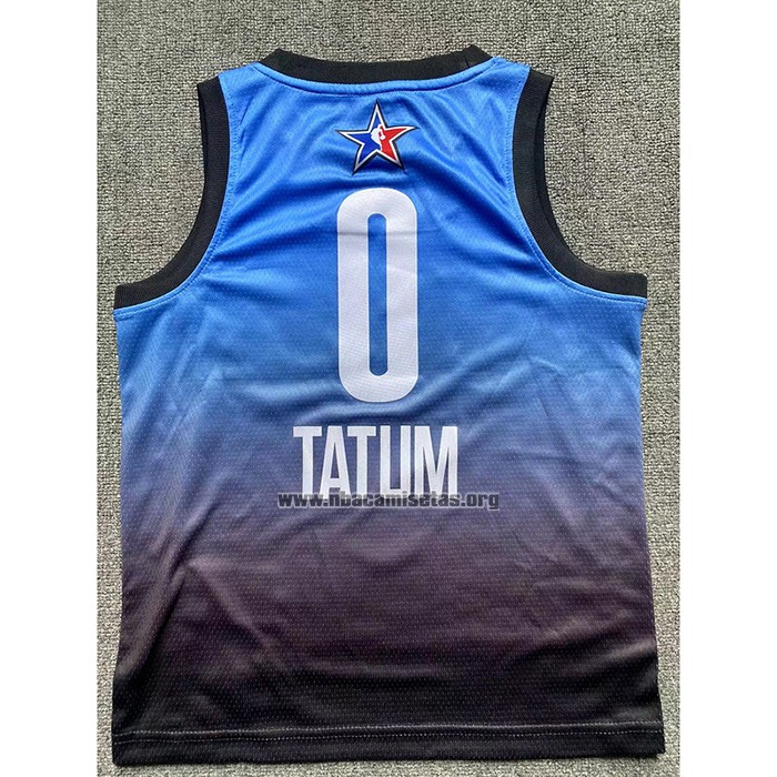Camiseta Nino All Star 2023 Boston Celtics Jayson Tatum NO 0 Azul